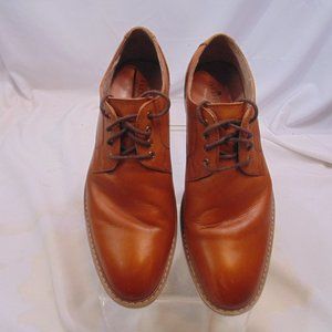 Florsheim union lace up plain toe oxford 91/2 Brwn
